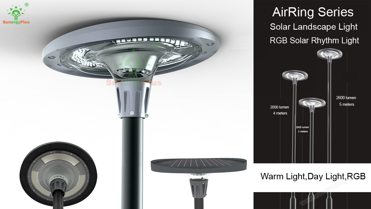 MJ-EW800 MJ-EW1200 Explorer Warrior Solar Garden Light RGB Solar Rhythm Light