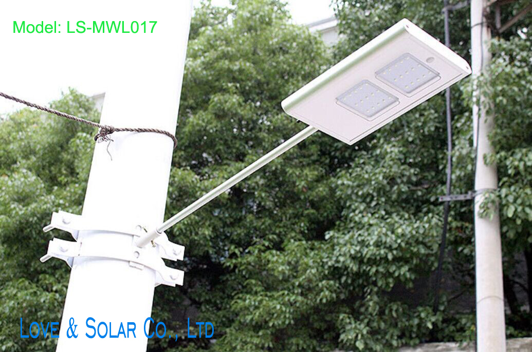  Aluminum Solar Wall Light Small Street light Love and Solar