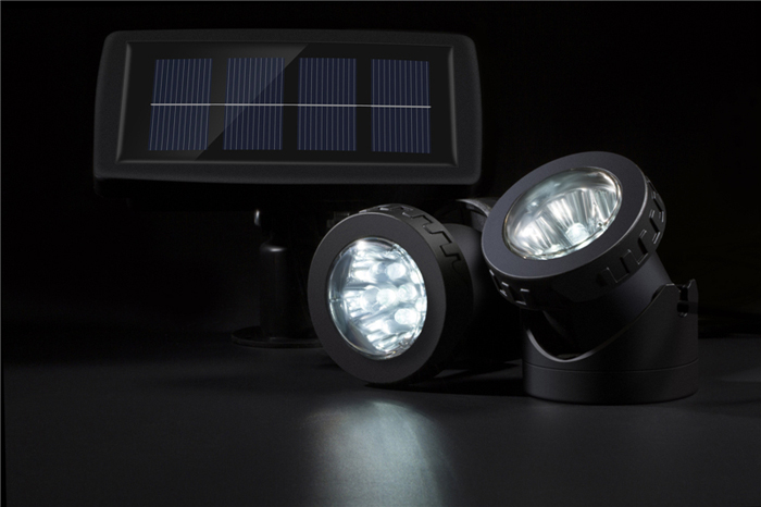 2 Head Underwater Solar Spotlight Plant Light