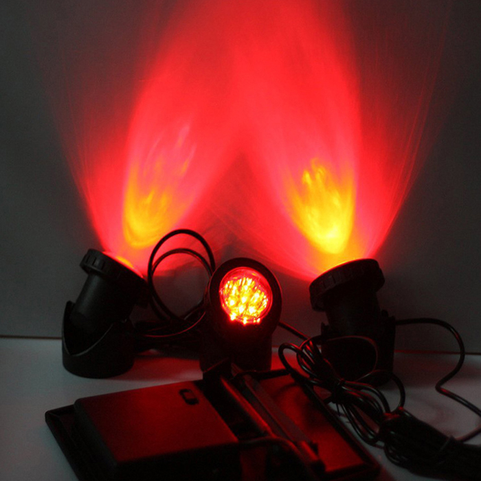 3 Head RBG Underwater Solar Spotlight Plant light