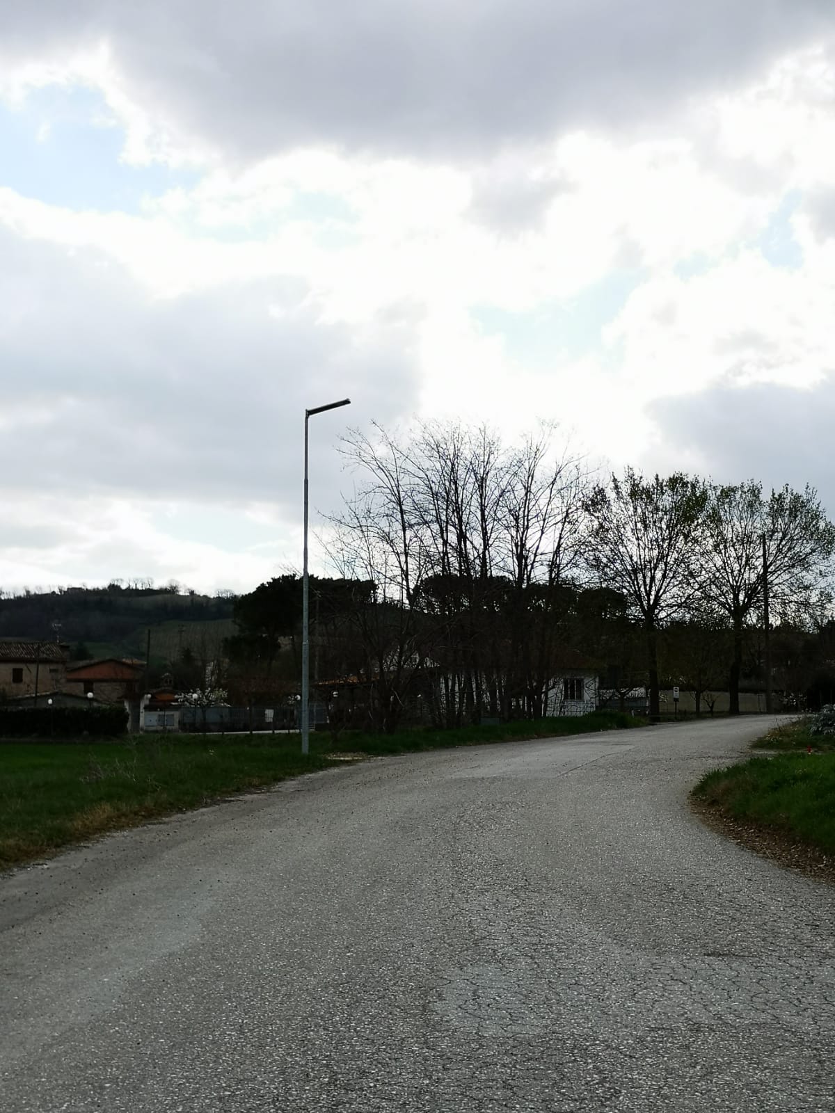 Italy Solar Street Light Project from love and solar