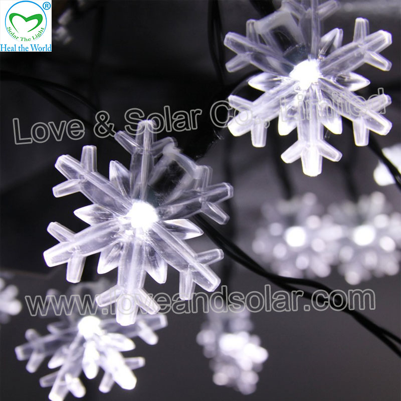 Snowflake Solar  Holiday Decoration Light 