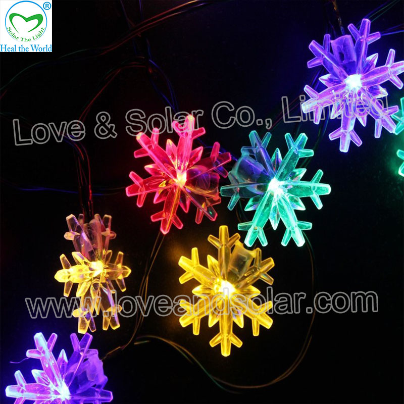Snowflake Solar Holiday Decoration Light