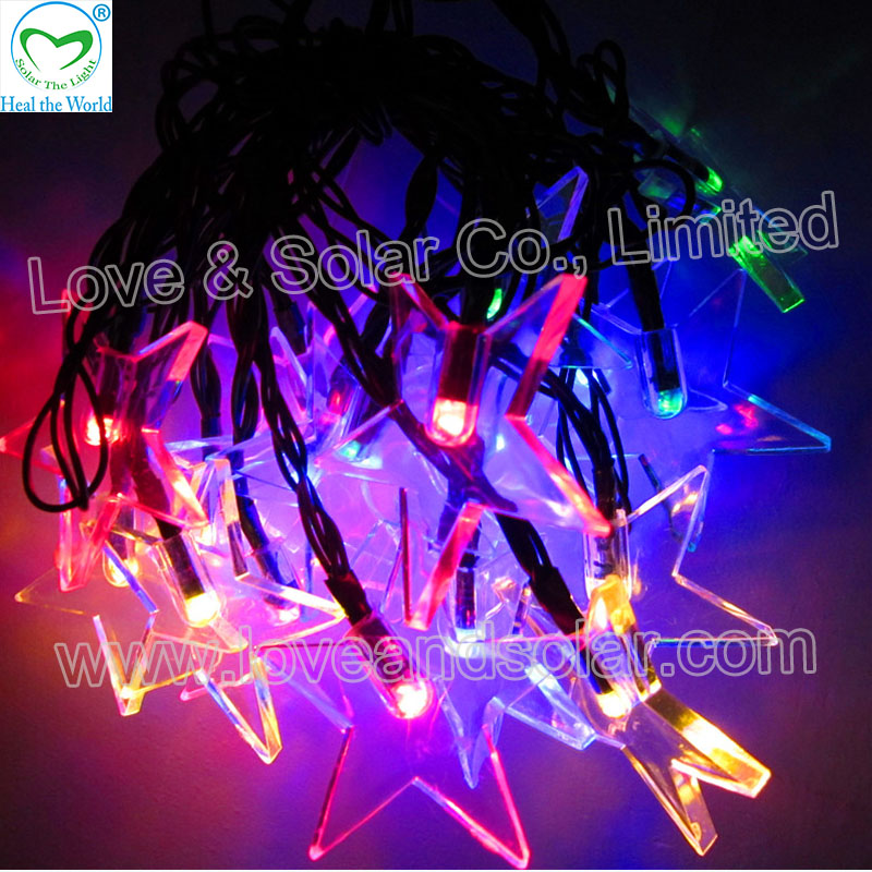 Star Solar Holiday Decoration Light
