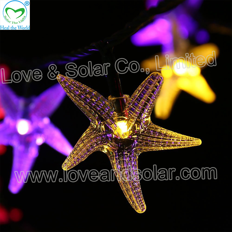 Starfish Solar Holiday Decoration Light 