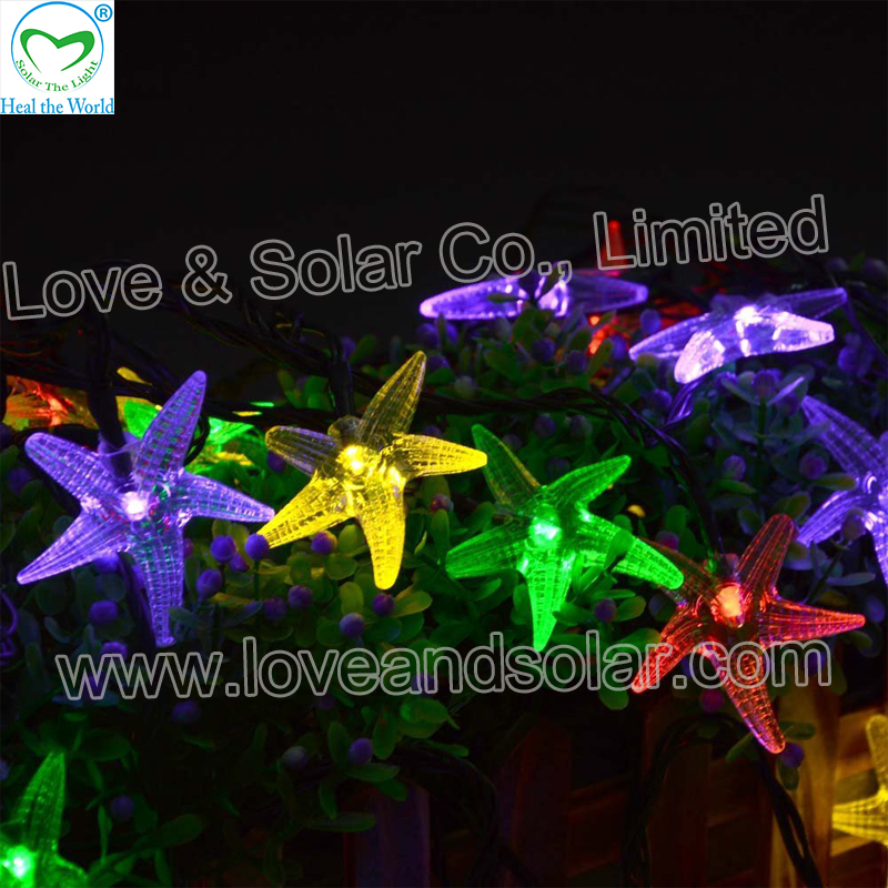 Starfish Solar Holiday Decoration Light 