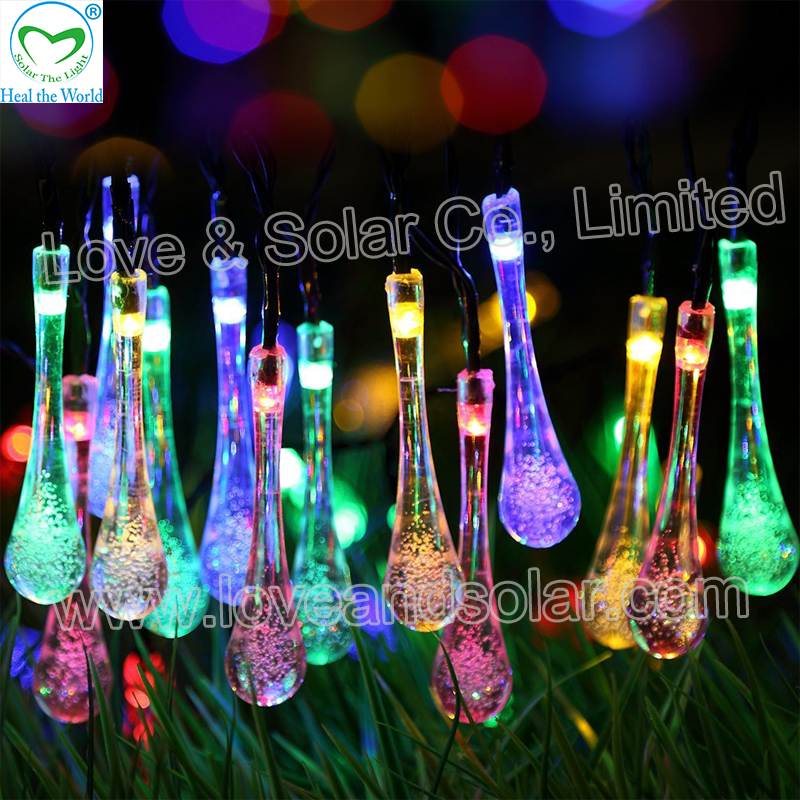 Droplet Shape Solar Decoration Light 