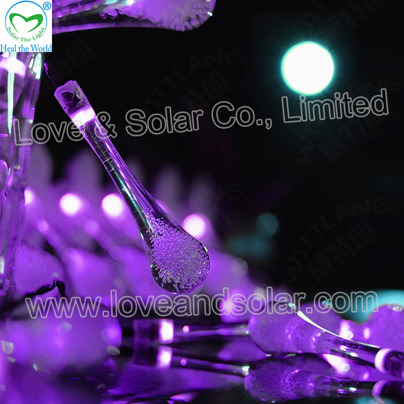 Droplet Shape Solar Decoration Light 