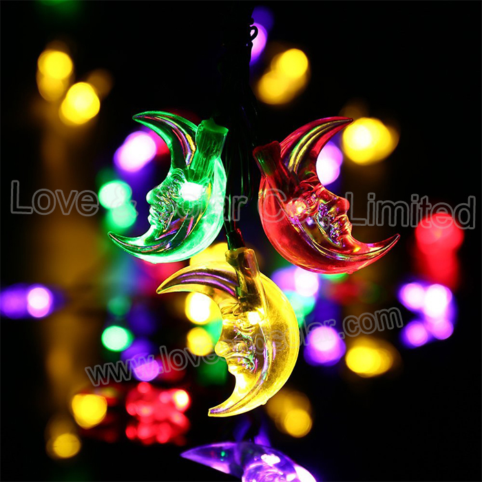  Moon Solar  Holiday  Decoration Light 