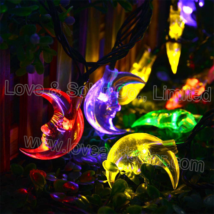  Moon Solar  Holiday  Decoration Light 