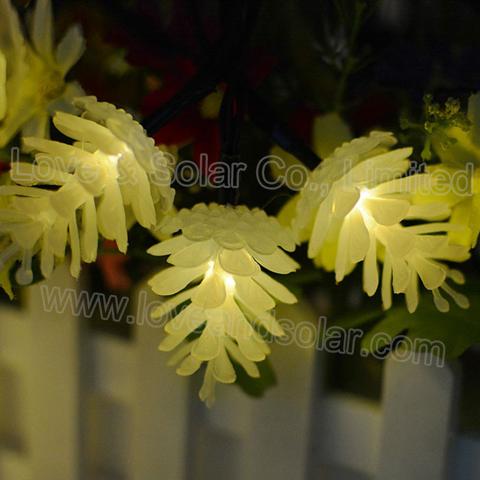 Pine Cone Solar Christmas Decoration Light 