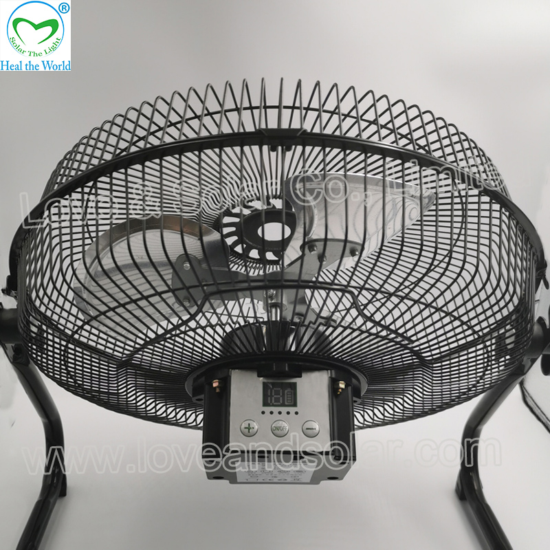 Portable Solar Air Cooling Fan With Three Colors for Option