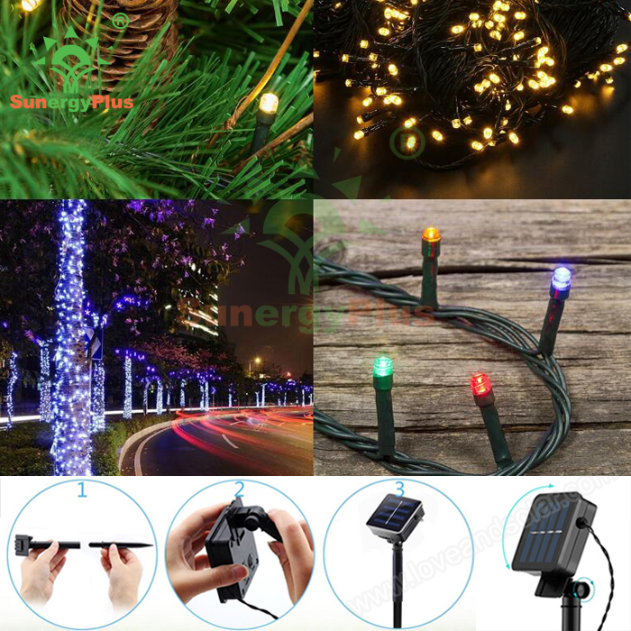 100 LED /200 LED Solar String Lights