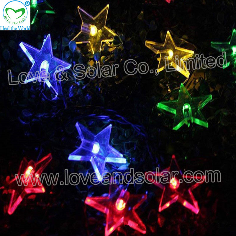 Star Solar Holiday Decoration Light