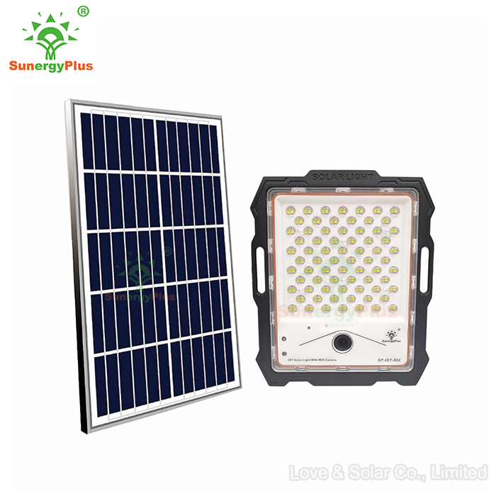IOT Solar Flood Light with Smart Solar CCTV Camera