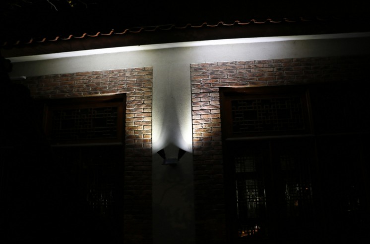 Double Lamp Solar  Spotlight LED  