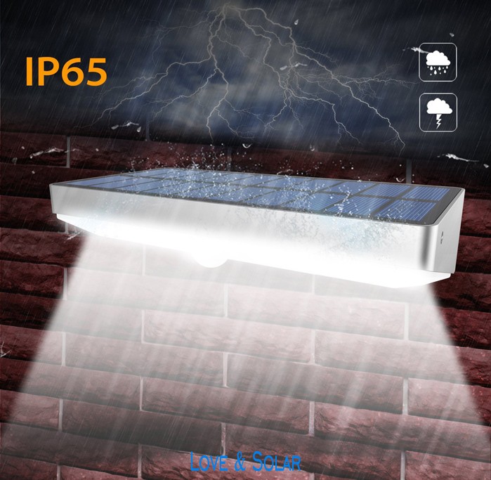 New Aluminum Alloy Solar Motion Sensor Light