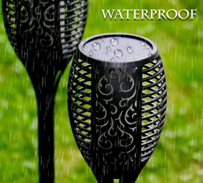 Solar Flame Garden Light
