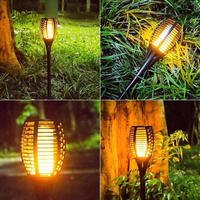 Solar Flame Garden Light