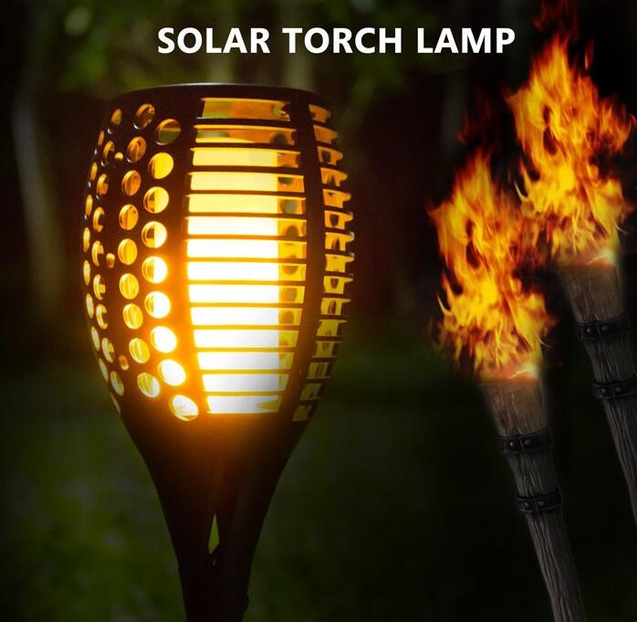 Solar Flame Garden Light