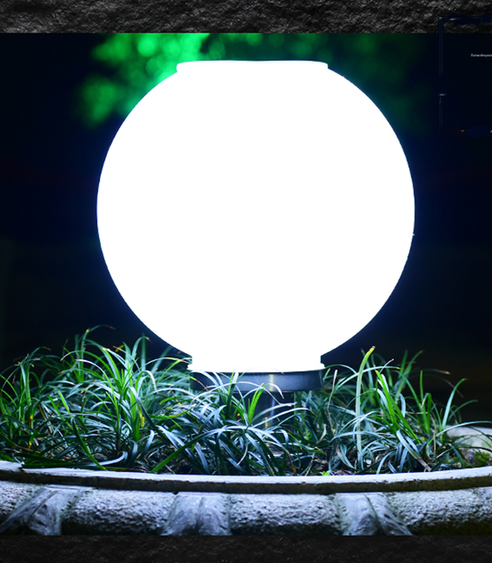 Solar Ball Light Solar Post Light 20-25-30-35-40 cm