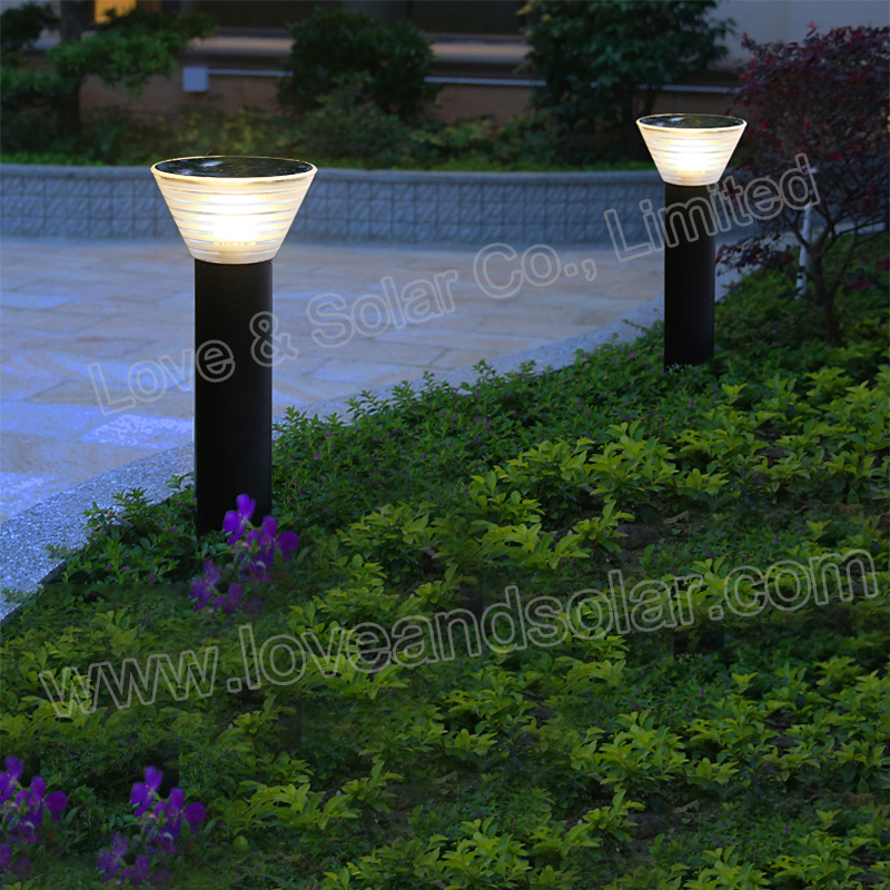 Solar Garden Light Love & Solar Pillar Light BD3001 CPD3004  SunergyPlus