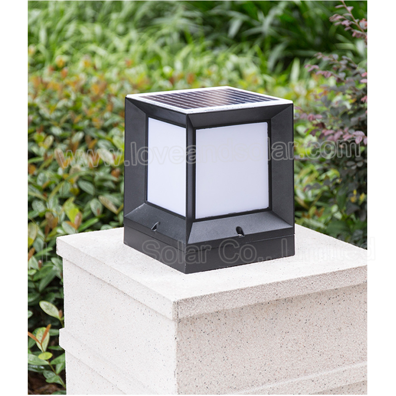 Solar Garden Light Love & Solar Post Light SunergyPlus