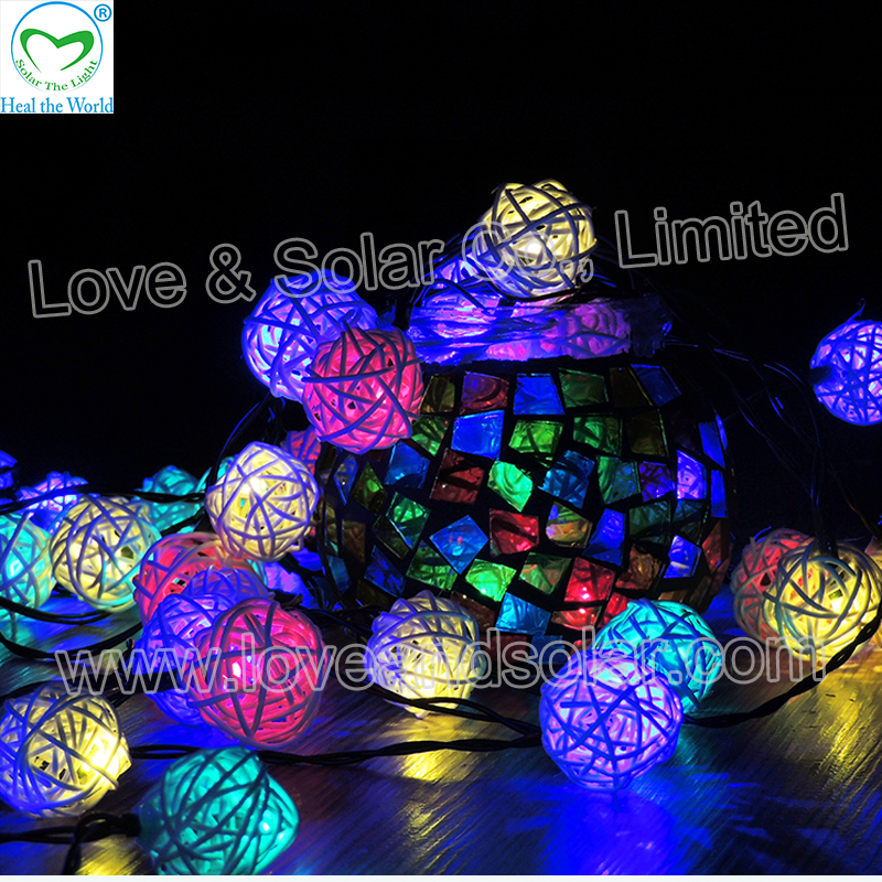  Vine ball shape  Solar  Holiday Decoration Light 