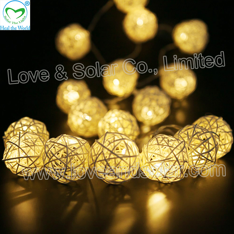  Vine ball shape  Solar  Holiday Decoration Light 