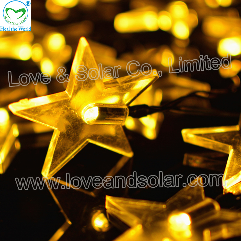 Star Solar Holiday Decoration Light