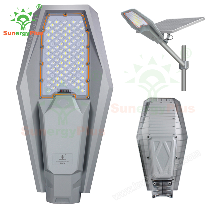 100W 200W 300W 400W Airship Shape  Solar Street Light