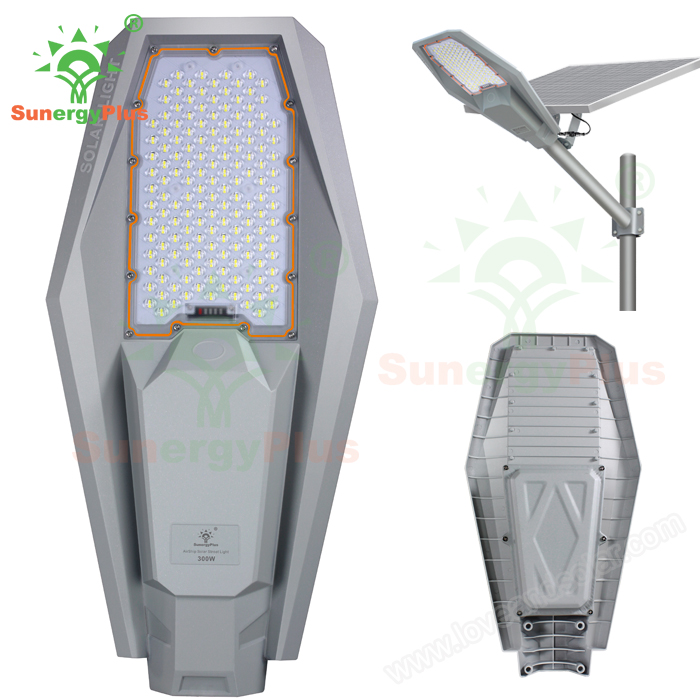 100W 200W 300W 400W Airship Shape  Solar Street Light