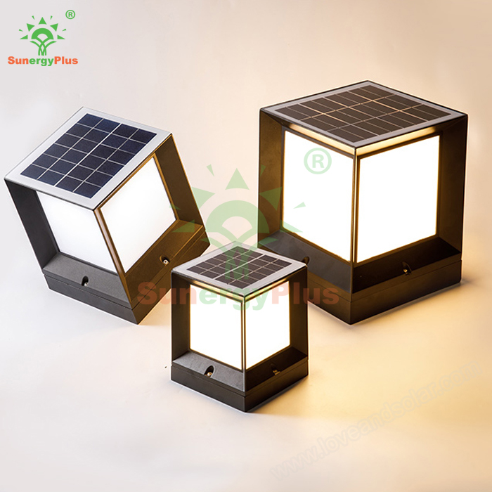 Solar Garden Light Love & Solar Post Light SunergyPlus