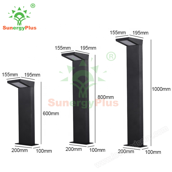 7 Shape Solar Bollard Light-SunergyPlus